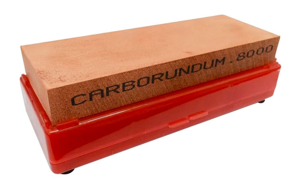 Pedra de amolar carborundum 8000