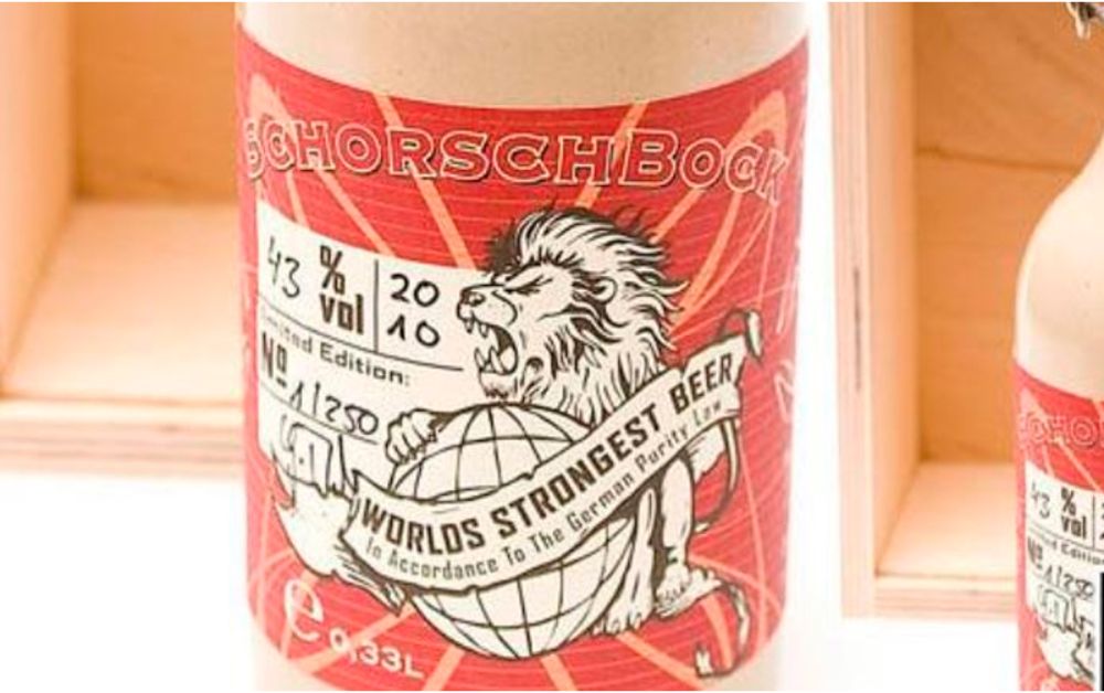 Garrafa da cerveja Schorschbrau Schorschbock 43